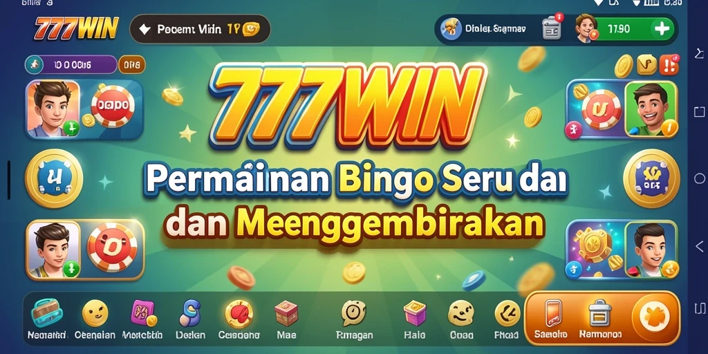 Tampilan gameplay Bingo yang menarik dan seru di 777WIN.