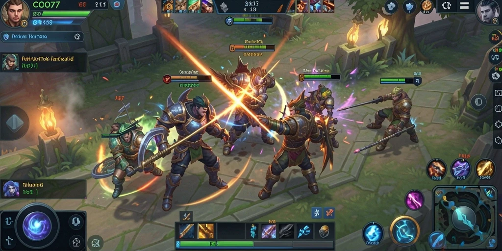 Tampilan menarik saat gameplay seru di COO77.