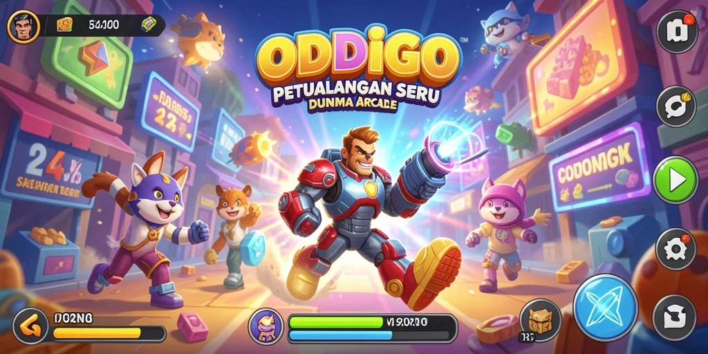 Gameplay ODDIGO yang seru menanti Anda dengan berbagai tantangan.