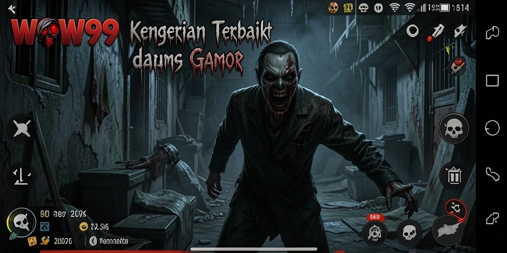 Tampilan gameplay WOW99 yang menegangkan dan menakutkan.