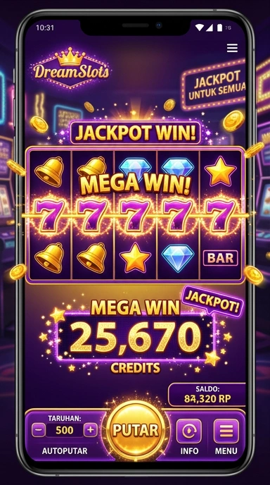 Fitur menarik dalam aplikasi dreamslots yang memudahkan navigasi.