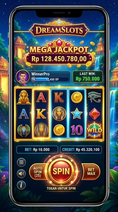 Pengalaman bermain yang menyenangkan dengan menggunakan dreamslots.